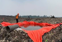 BPBD Gunakan Embung dan Nozzle Otomatis untuk Dinginkan TPA Galuga