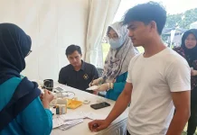 Antusias Masyarakat Lakukan CKG di RRI Fest 1001 Pasar Rakyat