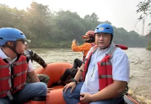 Bupati Bogor Susur Sungai Cileungsi Pantau dari Dekat Pencemaran Limbah