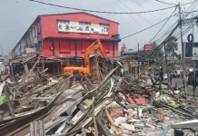 Bangunan Liar di Pasar Cisarua Ditertibkan, Lahan Dikembalikan jadi Ruang Terbuka