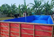 Kapolsek Caringin Siapkan Tandon Persiapan Tanaman Jagung dan Bawang