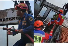 Lalai Padamkan Lilin, Dua Rumah Warga di Sukamantri Bogor Hangus Terbakar