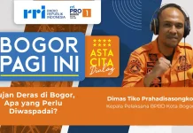 BPBD Kota Bogor Ingatkan Keluarga Siapkan Tas Siaga Bencana