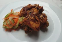 Ayam Bakar Bumbu Rempah, Paduan Nasi Mandhi Ala Dapur Bafkebab