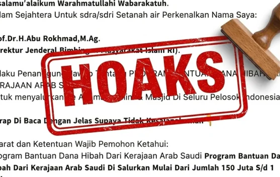 Kemenag Tegaskan Tidak Ada Program Hibah Arab Saudi 70 Persen untuk Pribadi