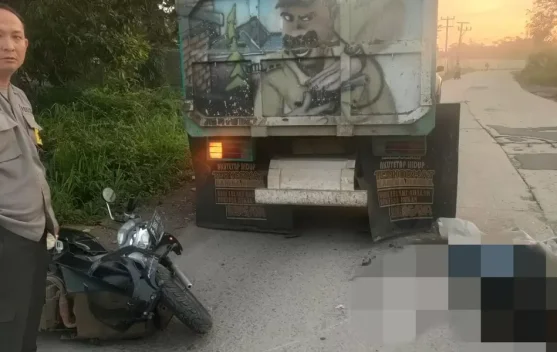 Kecelakaan Tunggal di Rumpin, Pemotor Tabrak Truk Meninggal Dunia