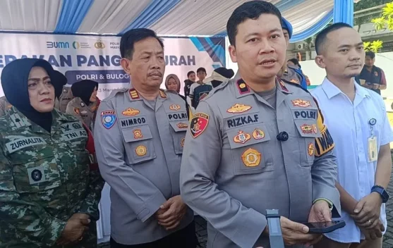 GPM Polri dan Perum Bulog di Dramaga Bogor Diserbu Konsumen UMKM
