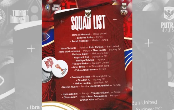 Timnas U19 Indonesia Umumkan Skuad untuk Piala AFF U19 2026