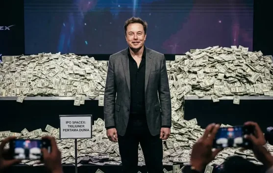 Elon Musk Cetak Sejarah Jadi Triliuner Pertama di Dunia