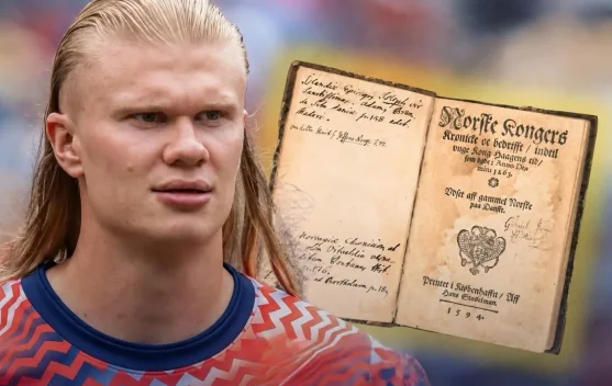 Erling Haaland Donasikan Buku Langka Sejarah Viking untuk Perpustakaan