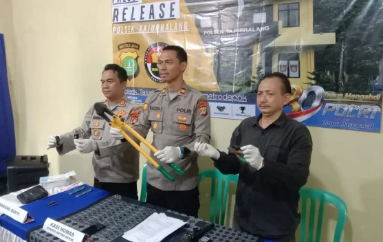 Polsek Tajurhalang Amankan Empat Tersangka Pencurian Truk
