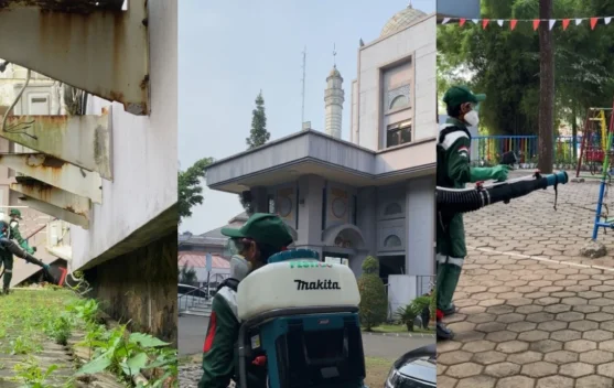 Masjid Raya Bogor Kini Lebih Aman dan Sehat Berkat Kolaborasi dengan Pestigo