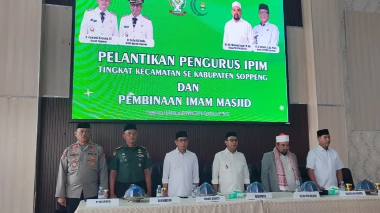 Polres Soppeng Kawal Pelantikan IPIM Kecamatan