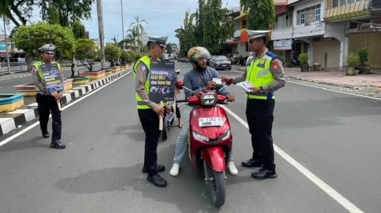 Hari Terakhir Ops, Satlantas Bone Ajak Warga Tertib Berlalu Lintas