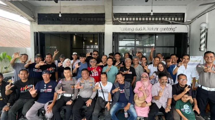 Ngopi Bareng, Satlantas Bone Perkuat Sinergi dengan Media