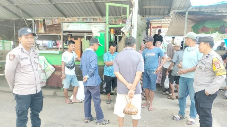 Polsek Marioriwawo Perketat Pengamanan Pasar, jelang Ramadan