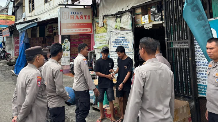 Sat Binmas Soppeng Edukasi Pelaku Usaha