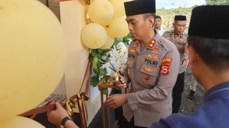 Kapolres Soppeng Resmikan Rumah Imam Masjid