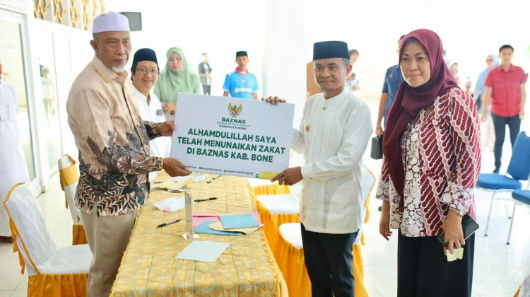 BAZNAS Bone Gerak Cepat Himpun Zakat Fitrah
