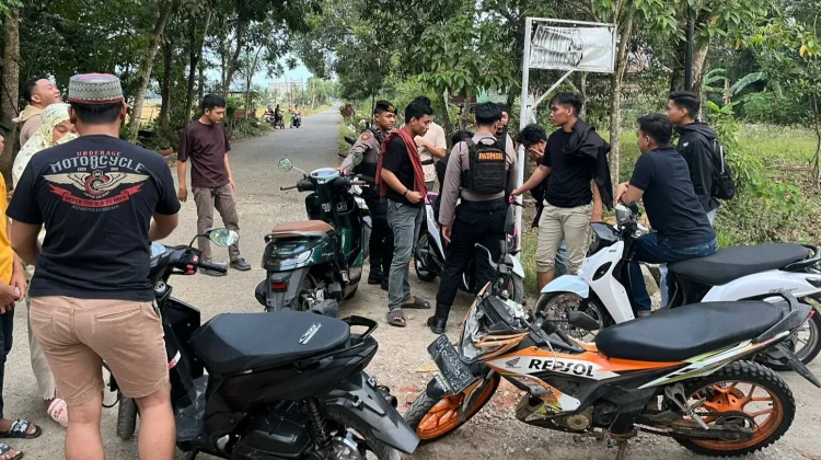 Aparat Kepolisian Tertibkan Aksi Balap Liar di Mallari, Delapan Motor Diamankan