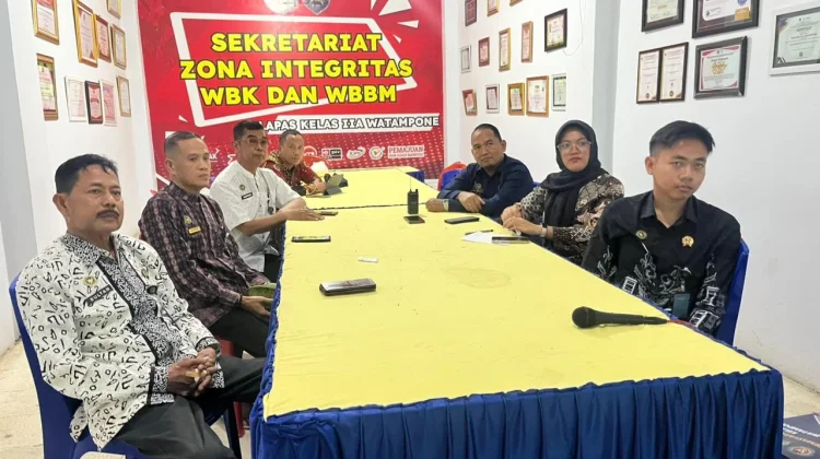 Lapas Watampone Ikuti Sosialisasi UU Penyesuaian Pidana
