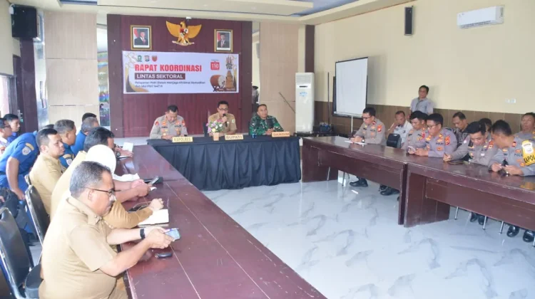 Polres Sinjai Koordinasi Lintas Sektor Siapkan Pengamanan Lebaran
