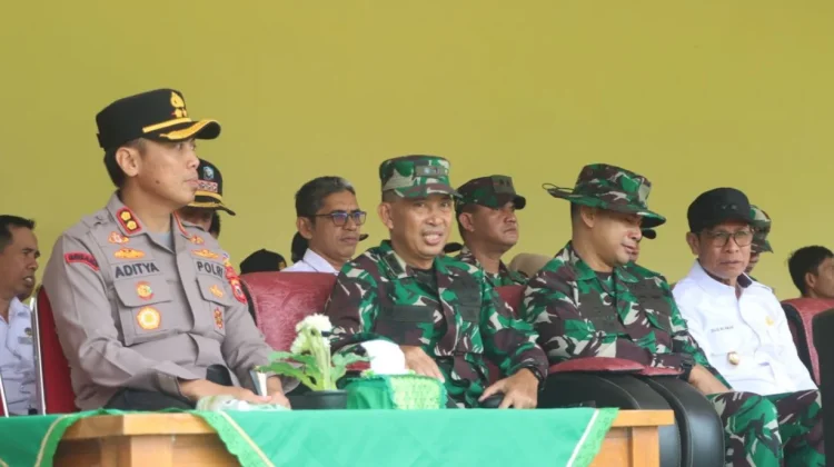 Kapolres Soppeng Hadiri Penutupan Program TMMD Ke-127