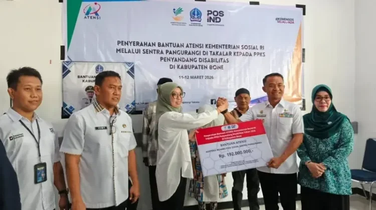 Kemensos Salurkan Bantuan Rp192 Juta untuk Disabilitas Bone