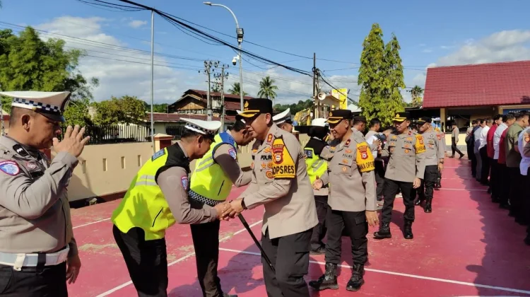 Kapolres Sinjai Gelar Halal Bihalal, Pererat Soliditas Personel