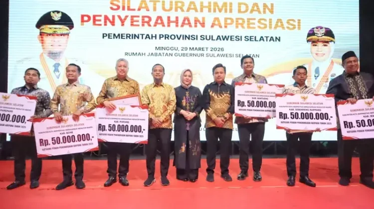 Raih Adipura dan Prestasi Makro, Pemkab Bone Terima Apresiasi dari Pemprov Sulsel