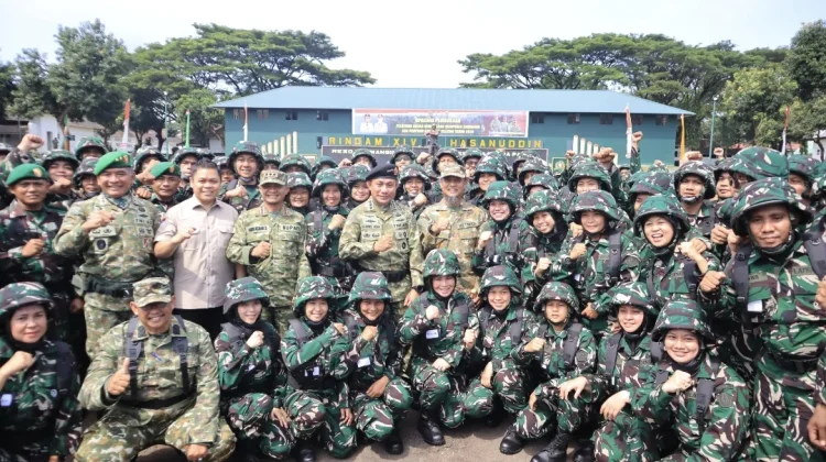 Andi Asman Sulaiaman Hadiri Pembukaan Latsarmil Komcad di Gowa