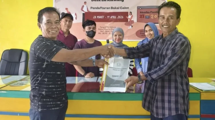 Sundin Jadi Pendaftar Pertama Pilkades PAW Lili Riawang