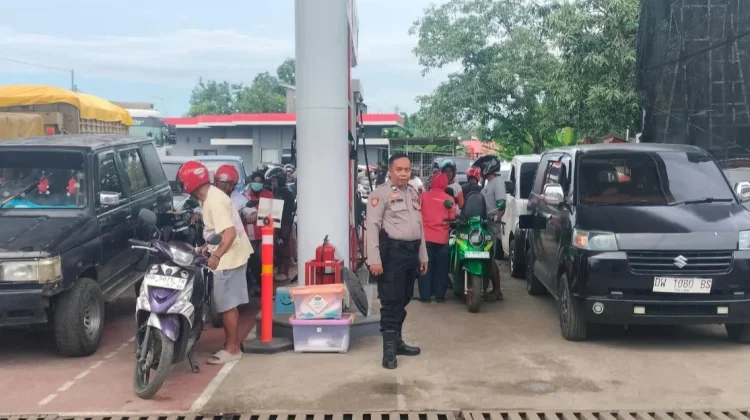 Fenomena Panic Buying BBM, Polres Soppeng Amankan Sejumlah SPBU