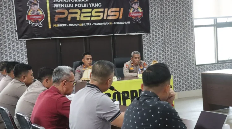 Polres Soppeng Rakor Antisipasi Antrian Panjang BBM