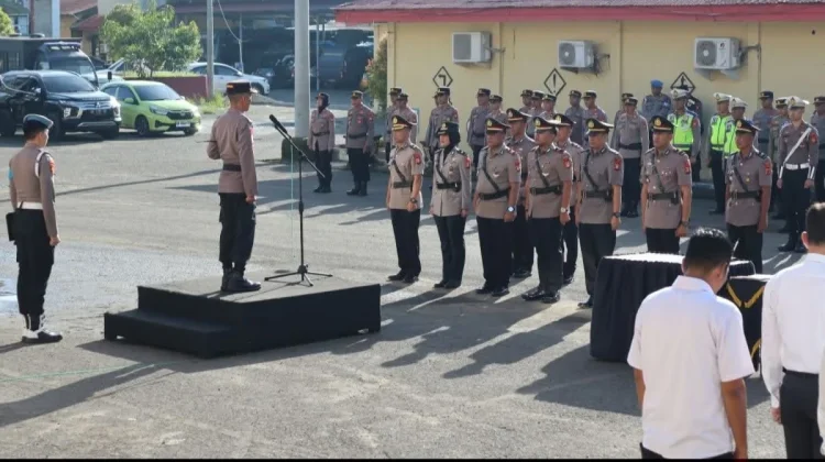 Polres Bone Gelar Sertijab Pejabat Utama