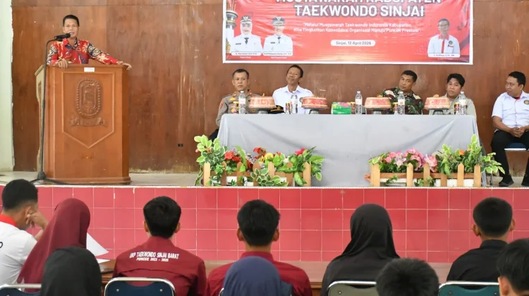 Muskab Taekwondo Sinjai Digelar, Bupati Dorong Pembinaan Atlet