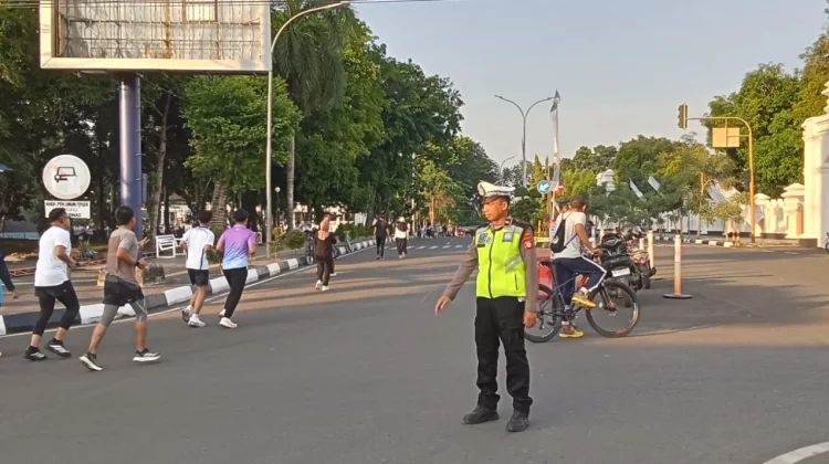 Satlantas Polres Bone Amankan Car Free Day