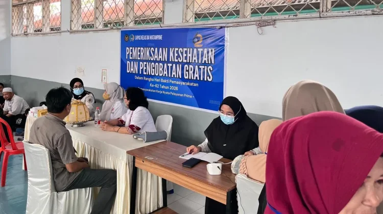 Lapas Watampone Gelar Penyuluhan dan Pengobatan Gratis