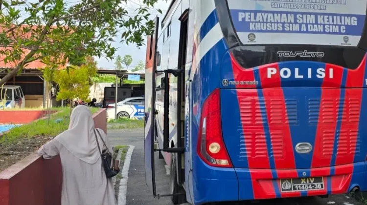 Polres Bone Buka Layanan Sim Keliling hingga Hari Sabtu