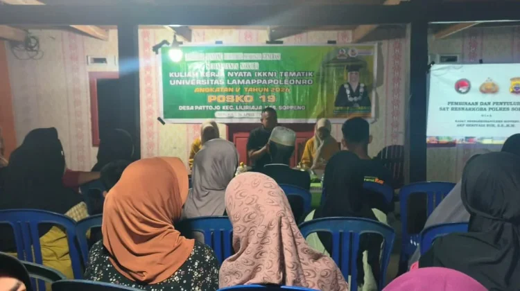 Polres Soppeng Edukasi Bahaya Narkoba