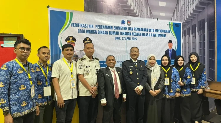Dukcapil Bone Rekam Data Warga Binaan