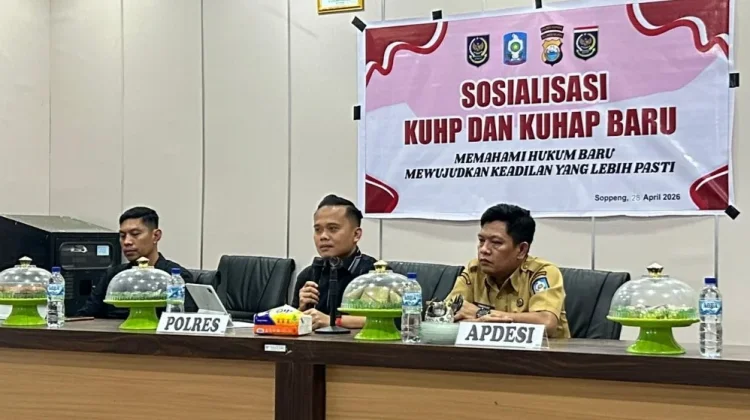 Polres Soppeng Sosialisasi KUHP KUHAP Baru