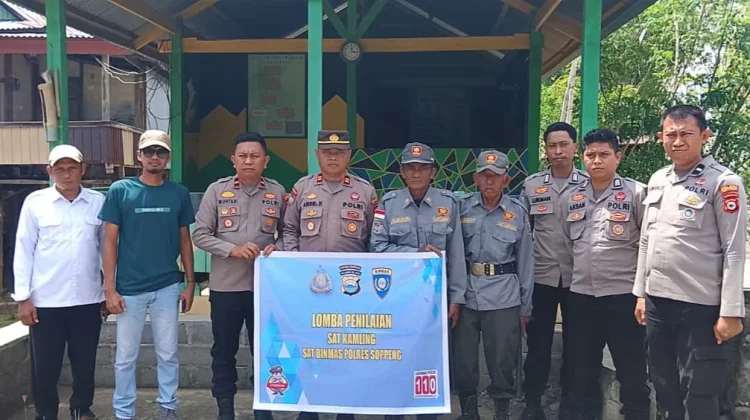 Unik,  Polres Soppeng Adakan Lomba Satkamling