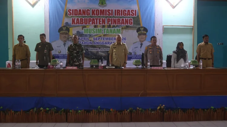 Pinrang Atur Irigasi Antisipasi Kemarau Panjang