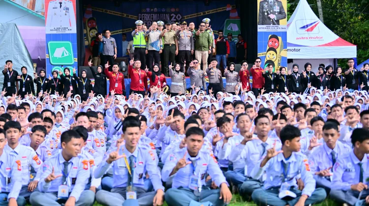Ribuan Pelajar Bone Ikuti Perkemahan Terpadu PKS