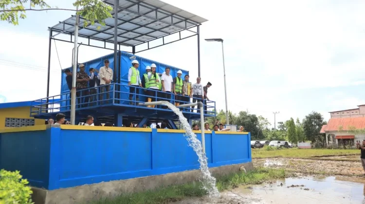 Bupati Bone Resmikan Sumur Jaringan Irigasi Air Tanah di Barebbo