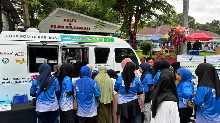 BPOM Bone Pastikan Jajanan di Disdik Beramal Expo Aman