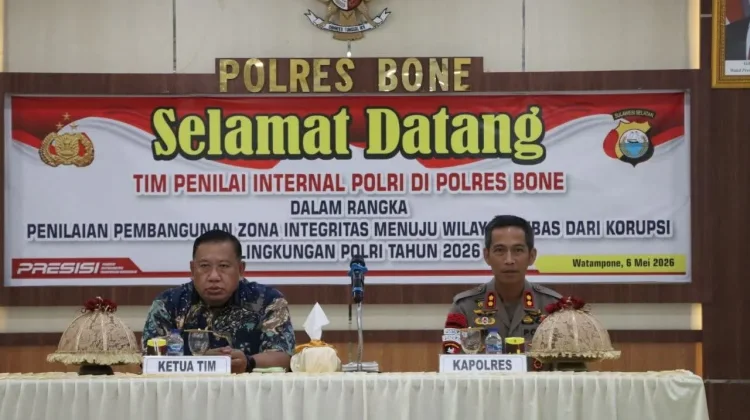 Polres Bone Terima Penilaian Zona Integritas menuju WBK