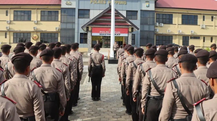 Polres Soppeng Tutup Latja Siswa Diktukba Polri 2026