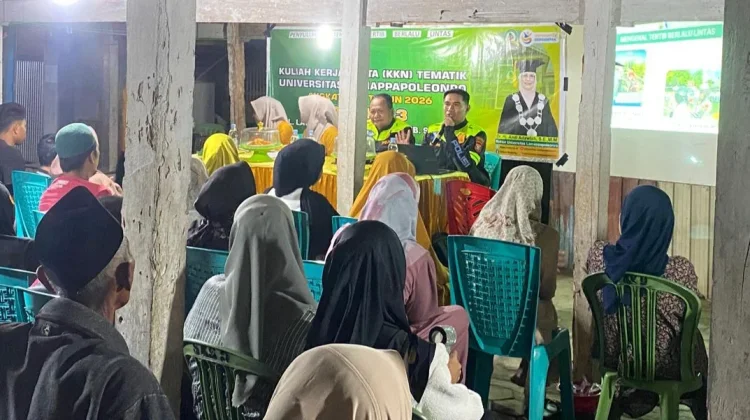 Satlantas Soppeng Sosialisasi Kamseltibcar dan Call Center